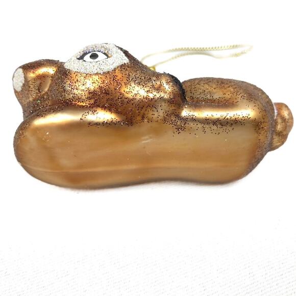 Resting Spotted Fawn Glass Painted Ornament by Cherry Designs with original box - Picture 4 of 10